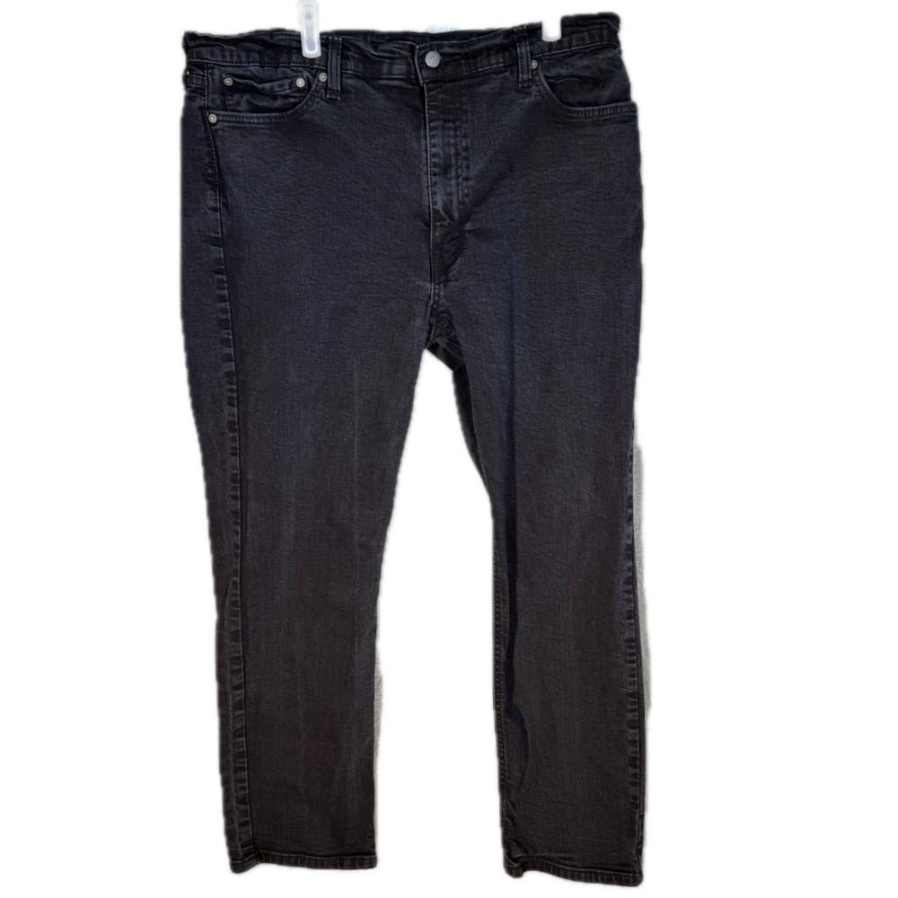 Levi's 541 Men's Jeans 40x32 (40x31) Black Athletic Fit Stretch Straight Leg